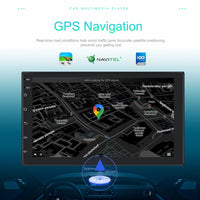 9" Car Radio 2 DIN GPS FM RDS WIFI w/ Rear Camera For Android Auto IOS CarPlay