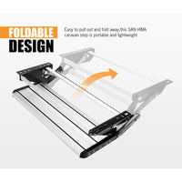 Caravan Step Aluminium 200KG Pull Out Step Folding Camper Trailer Motorhome Step