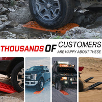 X-BULL Recovery tracks Sand 4x4 4WD Snow Mud Car Vehicles ATV 2pcs Gen 3.0 - Orange