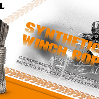 X-BULL Winch Rope 5.5mm x 13m Dyneema Synthetic Rope Tow Recovery Offroad 4wd4x4