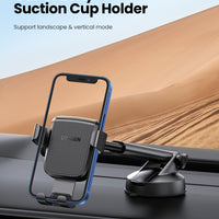 UGREEN 60990 Gravity Phone Holder with Suction Cup (Black)