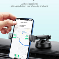 UGREEN 60990 Gravity Phone Holder with Suction Cup (Black)