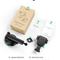 UGREEN 60990 Gravity Phone Holder with Suction Cup (Black)