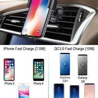 CHOETECH T536-S Fast Wireless Charging Car Mount Phone Holder