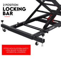 Motorcycle Lift Hydraulic Jack Stand Hoist - 500kg