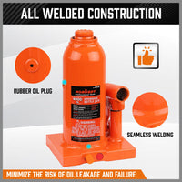 4,000kg Limit - Hydraulic Bottle Jack Heavy Duty with Safety Valve