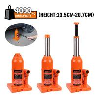 4,000kg Limit - Hydraulic Bottle Jack Heavy Duty with Safety Valve