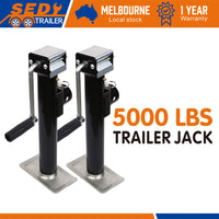 2 x Trailer Caravan Canopy Jack Stand - 2,267kg