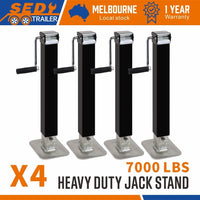 4x Trailer Caravan Canopy Jack with Side Handle - 3,175kg