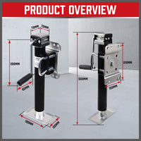 Trailer Caravan Canopy Jack with Side Handle - 2,267kg