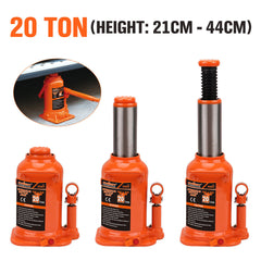 20,000kg Limit - Air Hydraulic Bottle Jack Pneumatic Heavy Duty