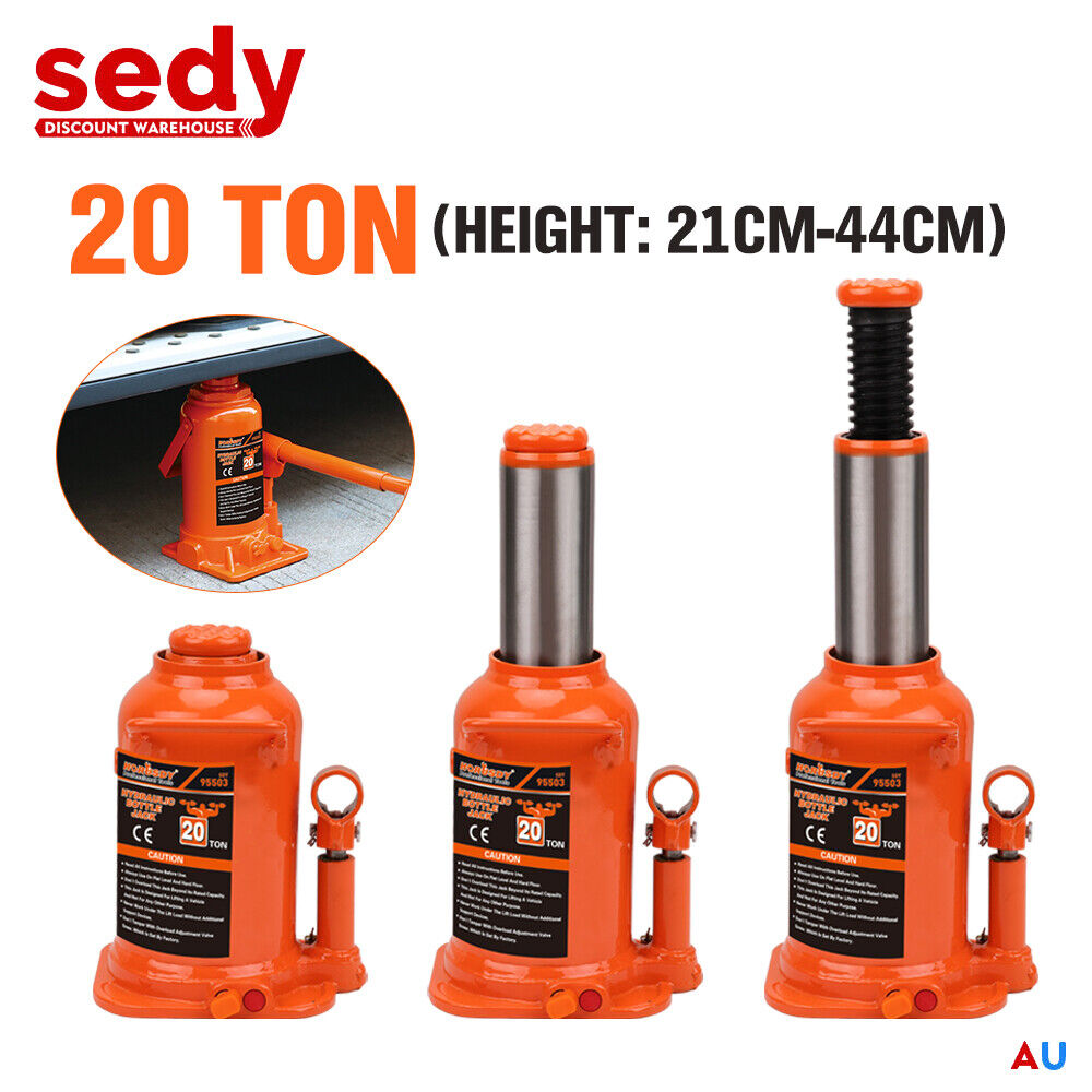 20,000kg Limit - Air Hydraulic Bottle Jack Pneumatic Heavy Duty