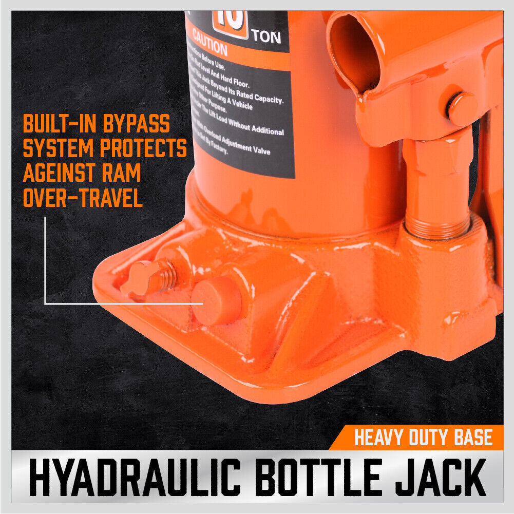 20,000kg Limit - Air Hydraulic Bottle Jack Pneumatic Heavy Duty