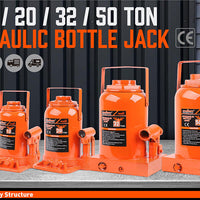 32,000kg Capacity - Hydraulic Bottle Jack Heavy Duty 4WD