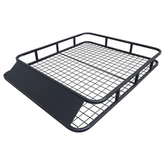 Universal Roof Rack Basket - Car Luggage Carrier Steel Cage Vehicle Cargo