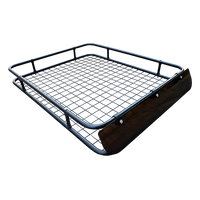 Universal Roof Rack Basket - Car Luggage Carrier Steel Cage Vehicle Cargo