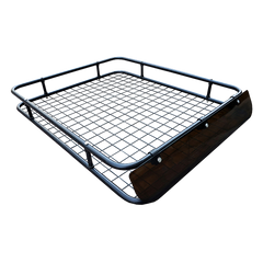 Universal Roof Rack Basket - Car Luggage Carrier Steel Cage Vehicle Cargo